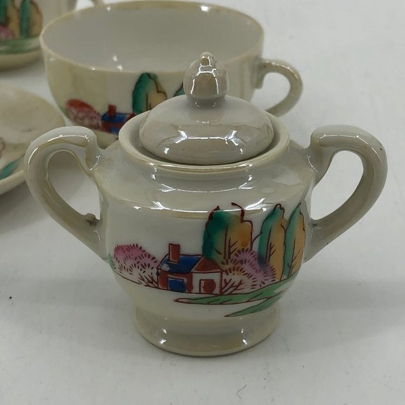 Classic Cream Vintage Tea Set | Made in Japan - Picture 2 of 12